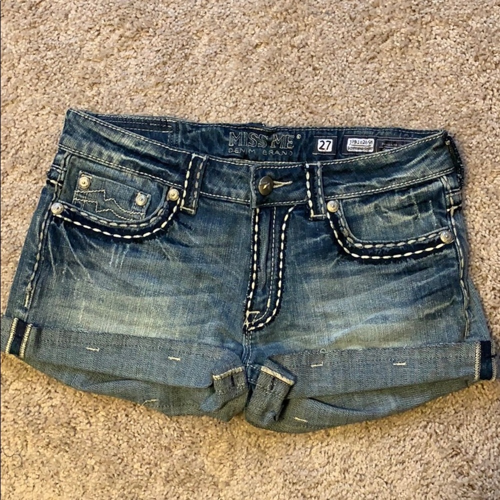 Miss Me Denim Boyfriend Short